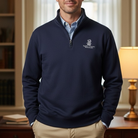 Carlton Zip Collar Pullover Sweater